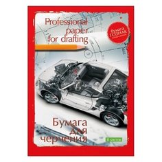 Бумага для черчения Альт, А3 (297 х 420 мм), 8 листов, 2 вида, Арт. 4-8-045