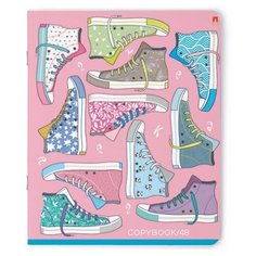 Тетради 48 листов "кеды.праздник". Набор 5 шт. Цена за 5 штук. Альт