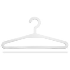 Вешалка-плечики плоская, размер 44-46, белая ВП46 СТАММ