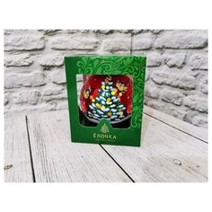 Елочное украшение, шар Ш5 "Лесная ель" С1307 Елочка
