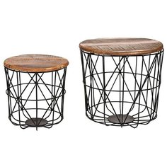 Столик журнальный Secret De Maison JIMMY (M-8141), natural/black