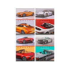 TМ"Remix" Тетрадь клетка 48л. Эксклюзивные автомобили(48-3944) обл-цвет. мелов.. второй блок 145х203 Проф Пресс