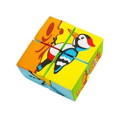 Игрушка кубики "Собери картинку" (Птицы) 688 Мякиши