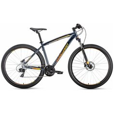 Горный (MTB) велосипед FORWARD Next 29 3.0 Disc (2020) серый/оранжевый 17" (требует финальной сборки)
