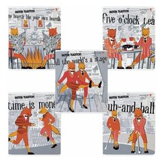 Тетрадь общая 48л, А5 Альт "Лисы" (клетка, скрепка) 10шт. (7-48-825)