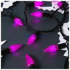 Гирлянда уличная 5м."Свечки", LED-40, розовый Yiwu Zhousima Crafts