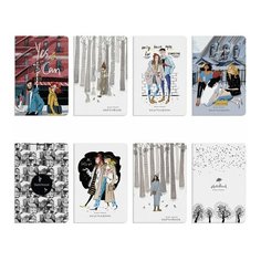 Блокнот для зарисовок А5, 112л Bruno Visconti "Микс" (слоновая кость+черная бумага, 80 г/кв.м, 140х210мм) 8шт. (3-555)