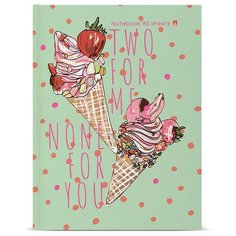 Блокнот Альт, А6 (110 х 145 мм), "мороженки", 80 л., Арт. 3-80-005/19