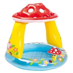 Надувной детский бассейн Intex Mushroom Baby 57114 (102x89см)