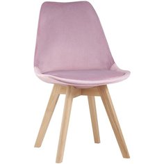 Комплект стульев STOOL GROUP Frankfurt велюр, дерево/текстиль, 2 шт., цвет: розовый