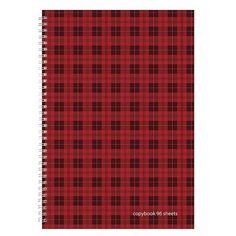 Тетрадь общая на гребне Альт, А4 (202 х 285 мм), "шотландка" 96 л. клетка, Арт. 7-96-002, обложка в ассортименте