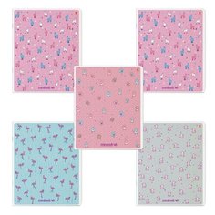 Тетрадь А5 48 л. альт скоба, клетка, Soft Touch, фольга, "зефирное настроение", 7-48-569 - 5 шт.