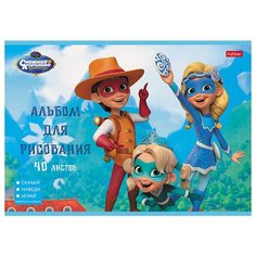 Альбом для рисования А4, 40л Hatber "Снежная королева" (100 г/кв.м, скрепка) 5шт. (40А4В)