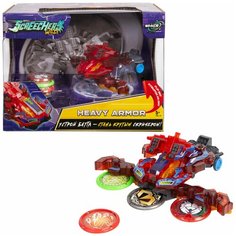 Screechers Wild 39125 Дикие Скричеры Машинка-трансформер Хэви Армор, линейка 3 Росмэн