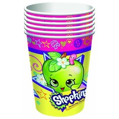 Росмэн (Праздники) Стакан 220 мл, 6 шт., Shopkins 32518