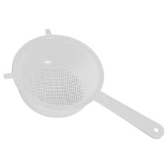 Дуршлаг D20см. с ручкой_белый ротанг М1130 (пластик) Idea (М Пластика)