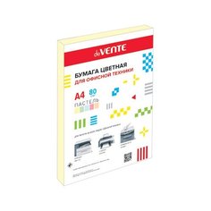 Бумага цвет. д/офисной техн. "deVENTE" А4 20л. 80г/м2, паст. желтый 2072902