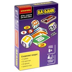 Настольная семейная игра в кости Bondibon "Ва-банк" (ВВ5015)