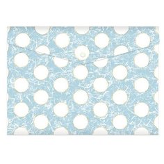 Папка конверт на кнопке, "горошек", А4 Bruno Visconti