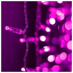 Светодиодная гирлянда ARD- CURTAIN- CLASSIC-2000x1500- CLEAR-360LED Pink (230V, 60W) (Ardecoled, IP65)