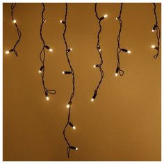 Светодиодная гирлянда ARD- EDGE- CLASSIC-2400x600- BLACK-88LED- FLASH WARM (230V, 6W) (Ardecoled, IP65)