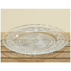 Блюдо амандин, стекло, прозрачное, 30 см, Boltze 7460400- boltze