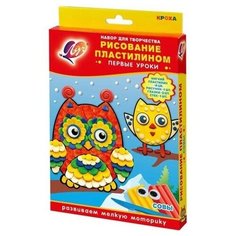 Набор для рисования пластилином "Совы Луч