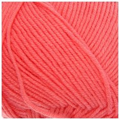 Пряжа "Перспективная" 50% меринос. шерсть, 50% акрил объёмный 270м/100гр (324- Св. азалия) 1моток 1372613 Пехорка
