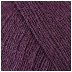 Пряжа "Кроссбред Бразилии" 50%меринос. шерсть, 50% акрил 500м/100гр (191- Ежевика) 1моток 1191379 Пехорка