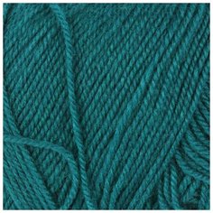 Пряжа "Кроссбред Бразилии" 50%меринос. шерсть, 50% акрил 500м/100гр (591- Лагуна) 1моток 1191386 Пехорка