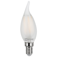 Лампа светодиодная led- свеча на ветру- deco 5Вт Е14 4000К 450Лм матовая IN HOME
