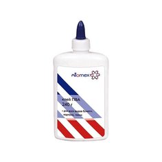 Клей ПВА 240гр, Attomex в бутылочке с дозатором 4041304