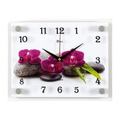 Часы настенные "21 Век" "Спа и орхидеи" 2026-908 (10)