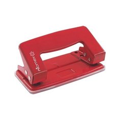 Дырокол 10л, Attomex металлический, в картонной коробке, красный 4020300