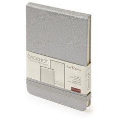 Бизнес - блокнот Bruno Visconti, А6 (90 х130 мм), серебро,100 л., "MEGAPOLIS REPORTER", Арт. 3-104/07