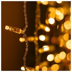 Светодиодная гирлянда ARD- CURTAIN- CLASSIC-2000x1500- CLEAR-360LED Yellow (230V, 60W) (Ardecoled, IP65)