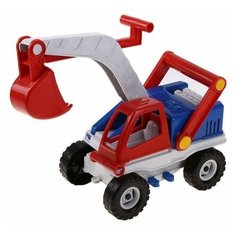 Экскаватор АС красно- синий Форма