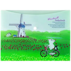 Папка-конверт Comix Traveling around the World "Нидерланды", A4