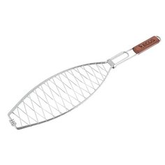 Решетка для барбекю ECOS RD-114D (универс. рыба/мясо, р- р 40х15х2см, общая длина 68 см, хром