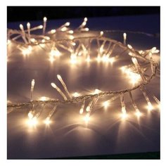 Гирлянда SH Lights LDFC200-W-E "Фейерверк" 2 метра 200 светодиодов, цвет белый, соединяемая до 5 шт.