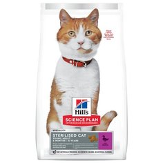 Сухой корм для стерилизованных кошек Hills Science Plan, с уткой 3 кг