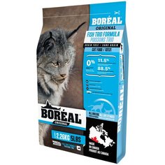 Корм Boreal Original для кошек, беззерновой, с тремя видами рыбы, 5.44 кг