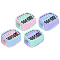 Точилка ручная пластиковая Berlingo Haze (1 отверстие, без контейнера) туба, 56шт. (BBp_15028)