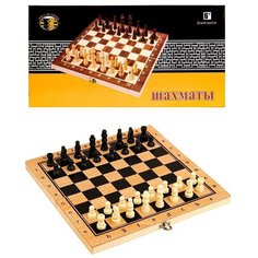 Шахматы Рыжий кот поле 29*14,5*3 см, дерево, пластик, в коробке (AN02584)