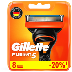 Сменные кассеты Gillette Fusion5, 8 шт.