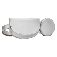 Поясная сумка женская OrsOro, искусственная кожа, белый