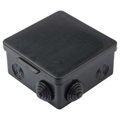 Коробка распаячная КМР-030-014 с крышкой 100х100х50 8 мембранных вводов IP54 черн. EKF plc- kmr-030-014- b