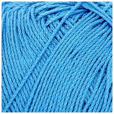 Пряжа "Виртуозная" 100% мерсеризованный хлопок 330м/100гр (15-Т.голубой) 1моток 1395900 Пехорка