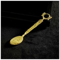 Ложка сувенирная «Пермь» под золото. 13 х 4.5 см 1131942 Сима ленд