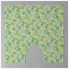 Коврик напольный из вспененного ПВХ для туалета 50х52 см 6980792 Вилина